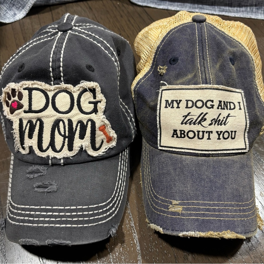 Dog Mom and Funny Quote Caps